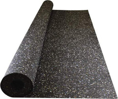 Made in USA - 120" Long, 48" Wide, 1/16" Thick, Rubber Rubber Foam Sheet - 50 to 60 Durometer, Black, 0 to 120°F, 250 psi Tensile Strength, Plain Backing - Apex Tool & Supply