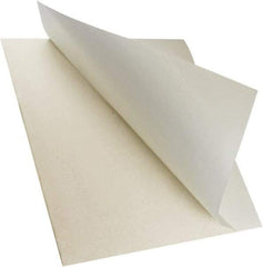 Value Collection - 12" Long, 12" Wide, Buna-N Rubber Foam Sheet - 50 to 60 Durometer, White, -30 to 220°F, 1,000 psi Tensile Strength, Adhesive Backing - Apex Tool & Supply