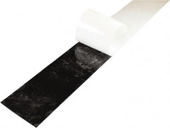 Value Collection - 1/32" Thick x 4" Wide x 36" Long, Adhesive Backed Buna-N Rubber Strip - Stock Length, 40 Shore A Durometer, 1,500 psi Tensile Strength, -40 to 225°F, Black - Apex Tool & Supply