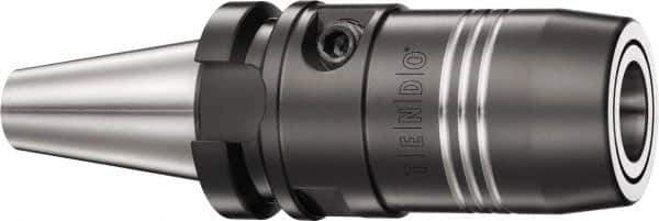 Schunk - CAT40 Taper Shank, 20mm Hole Diam, Hydraulic Tool Holder/Chuck - 34mm Nose Diam, 4" Projection, 25,000 RPM, Through Coolant - Exact Industrial Supply