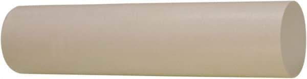 TriStar - 3' Long, 5/8" Diam, Plastic Plastic Rod - + 1/4 - 0.0" Length Tolerance, +0.020/-0.000" Diam Tolerance, 60D Hardness, White - Apex Tool & Supply