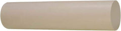 TriStar - 1' Long, 1/4" Diam, Plastic Plastic Rod - + 1/4 - 0.0" Length Tolerance, +0.015/-0.000" Diam Tolerance, 60D Hardness, White - Apex Tool & Supply