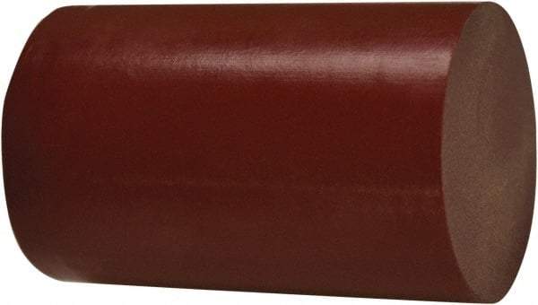 TriStar - 2' Long, 1/2" Diam, Plastic Plastic Rod - + 1/4 - 0.0" Length Tolerance, +0.015/-0.000" Diam Tolerance, 75D Hardness, Maroon - Apex Tool & Supply