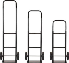 Harper Trucks - 600 Lb Capacity 40" OAH Convertible Hand Truck - 14 x 7" Base Plate, Continuous Handle, Steel, Solid Rubber Swivel Wheels - Apex Tool & Supply