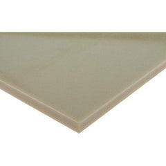 Made in USA - 1/2" Thick x 12" Wide, Epoxyglass Laminate Sheet - Yellow-Green, Rockwell M-110 Hardness, G10 Non FR Grade, ±0.036 Tolerance - Apex Tool & Supply