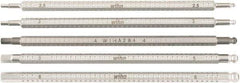 Wiha - 5 Piece Hex Drive Bit Set - Ball End Hex Point - Apex Tool & Supply