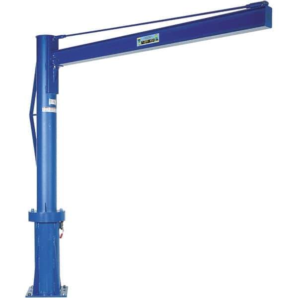 Vestil - 1,000 Lb Load Capacity, Steel Jib Crane - 8' Span - Apex Tool & Supply