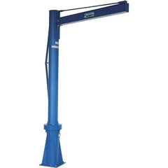 Vestil - 1,000 Lb Load Capacity, Steel Jib Crane - 6' Span - Apex Tool & Supply
