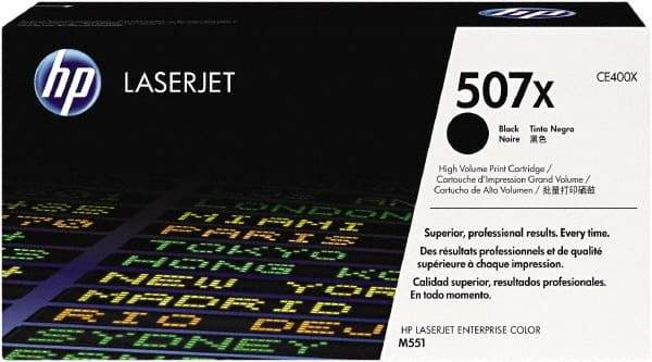 Hewlett-Packard - Black Toner Cartridge - Use with HP Color LaserJet Enterprise 500 Color MFP M575, Enterprise 500 Color Printer M551, Color flow MFP M575c, LaserJet Pro 500 color MFP M570dn - Apex Tool & Supply