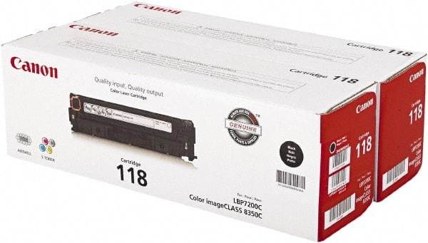 Canon - Black Toner Cartridge - Use with Canon imageCLASS LBP7200Cdn, LBP7660Cdn, MF8350Cdn, MF8380Cdw, MF8580Cdw - Apex Tool & Supply