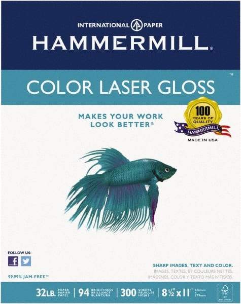 Hammermill - White Copy Paper - Use with Laser Printers, Copiers - Apex Tool & Supply
