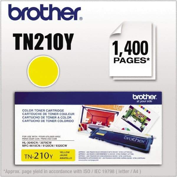 Brother - Yellow Toner Cartridge - Use with Brother HL-3040CN, 3045CN, 3070CW, 3075CW, MFC-9010CN, 9120CN, 9125CN, 9320CW, 9325CW - Apex Tool & Supply