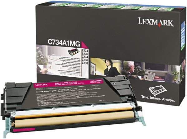 Lexmark - Magenta Toner Cartridge - Use with Lexmark C734, C736, X734, X738 - Apex Tool & Supply