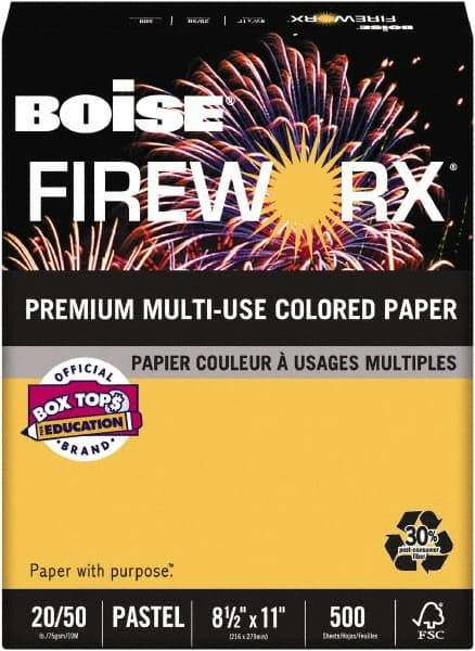 Boise - Golden Glimmer Colored Copy Paper - Use with Laser Printers, Copiers, Plain Paper Fax Machines, Multifunction Machines - Apex Tool & Supply