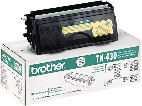 Brother - Black Toner Cartridge - Use with Brother IntelliFax-4100, 4100e, 4750, 4750e, 5750, 5750e, MFC-8300, 8500, 8600, 8700, 9600, 9700, 9800, P2500, Brother DCP-1200, 1400, HL-1230, 1240, 1250, 1270N, 1435, 1440, 1450, 1470N - Apex Tool & Supply