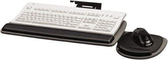 FELLOWES - Graphite & Black Underdesk Keyboard Tray - Use with Computer - Apex Tool & Supply