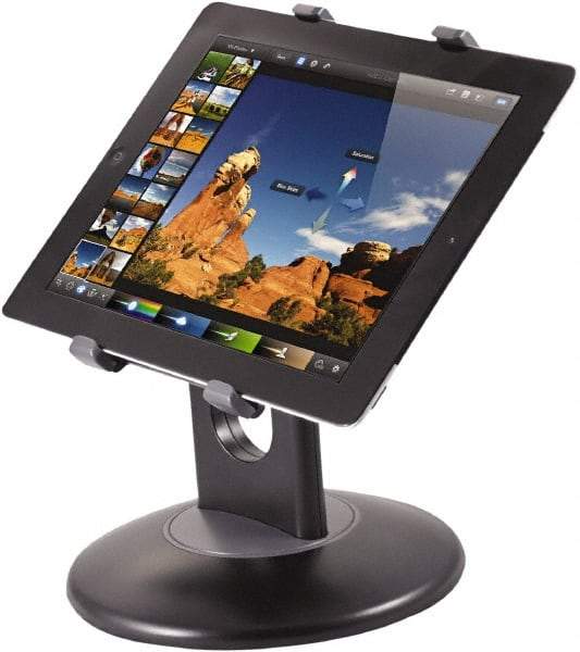 Kantek - Black Tablet Stand - Use with 7" to 10" Tablets & e-Readers - Apex Tool & Supply