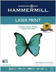 Hammermill - White Copy Paper - Use with Laser Printers, Copiers - Apex Tool & Supply