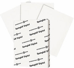 Springhill - White Copy Paper - Use with High Speed Copiers, Laser Printers, Offset Duplicators - Apex Tool & Supply