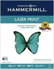 Hammermill - White Copy Paper - Use with Laser Printers, Copiers - Apex Tool & Supply