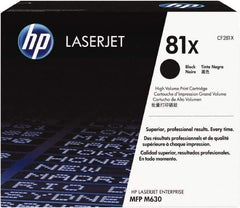 Hewlett-Packard - Black Toner Cartridge - Use with HP LaserJet Enterprise Flow MFP M630z, Enterprise MFP M630f, M630h - Apex Tool & Supply