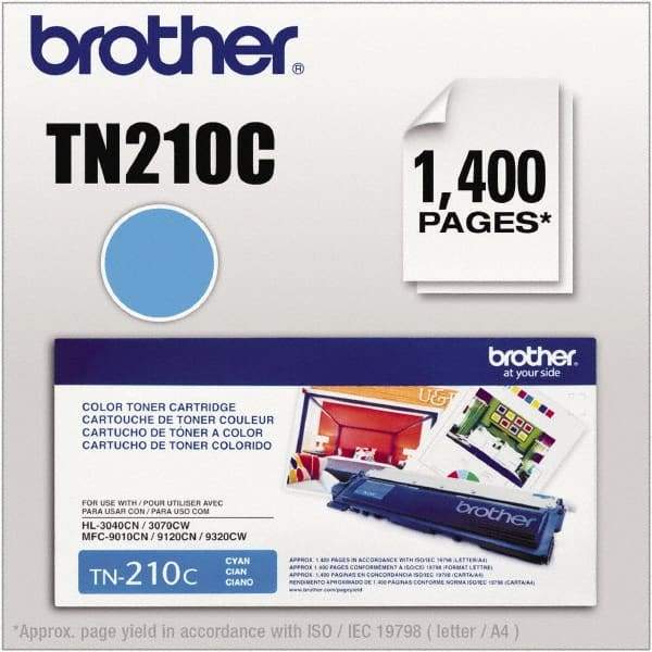 Brother - Cyan Toner Cartridge - Use with Brother HL-3040CN, 3045CN, 3070CW, 3075CW, MFC-9010CN, 9120CN, 9125CN, 9320CW, 9325CW - Apex Tool & Supply