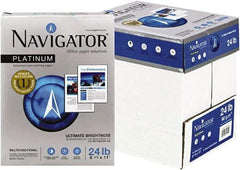 Navigator - White Copy Paper - Use with Laser Printers, Copiers, Fax Machines, Multifunction Machines - Apex Tool & Supply