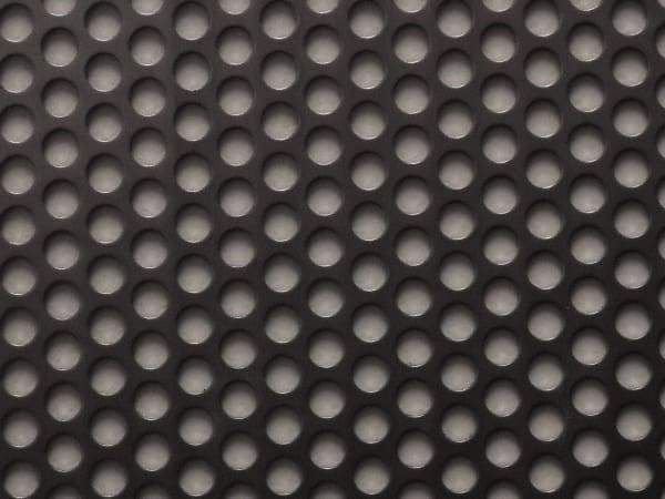 Value Collection - 36 x 40 x 0.06" Perforated Carbon Steel Sheet - 5/16" Staggered Round Holes, 7/16" Hole Spacing - Apex Tool & Supply