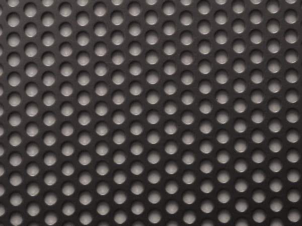 Value Collection - 0.035" Thick x 36" Wide x 40" Long, Stainless Steel Perforated Sheet - 1/4" Round Holes x 3/8" Spacing - Apex Tool & Supply