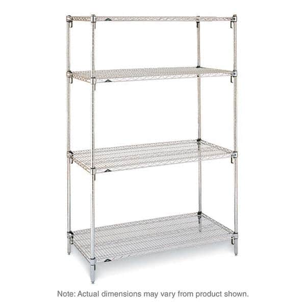 Metro - 2,000 Lb Capacity 4 Shelf Wire Shelving - Starter Unit - Apex Tool & Supply