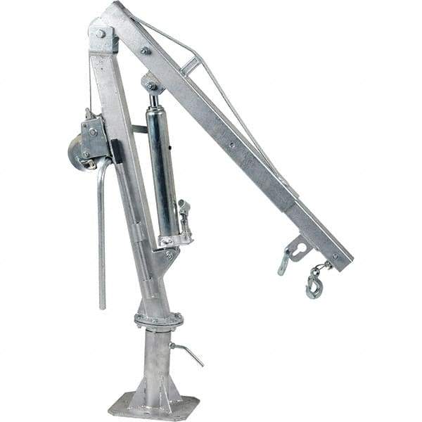 Vestil - 500 Lb Load Capacity, Steel Winch Operated Crane - 4' 21/64" Span - Apex Tool & Supply