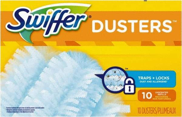 Swiffer - 6" Long Fiber Duster - 6" OAL, Light Blue - Apex Tool & Supply