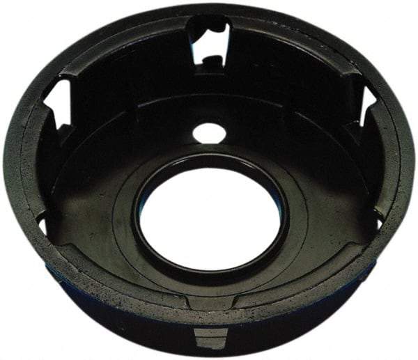Caplugs - 1-1/4" ID, Round Head Plug - 3" OD, High-Impact Polystyrene, Black - Apex Tool & Supply