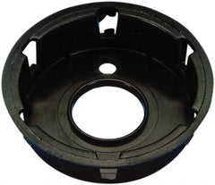 Caplugs - 1-1/4" ID, Round Head Plug - 3" OD, High-Impact Polystyrene, Black - Apex Tool & Supply