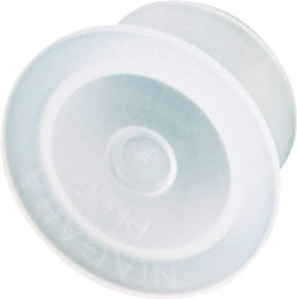 Caplugs - 32.64" ID, Push-On, Round Head Cap - 40.49mm OD, Low-Density Polyethylene, Yellow Tint - Apex Tool & Supply