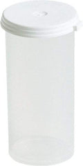 Caplugs - Beakers & Pipettes - 3.5DRAM WHITE 1500/PK POLYP STERILIZATION VIAL - Apex Tool & Supply