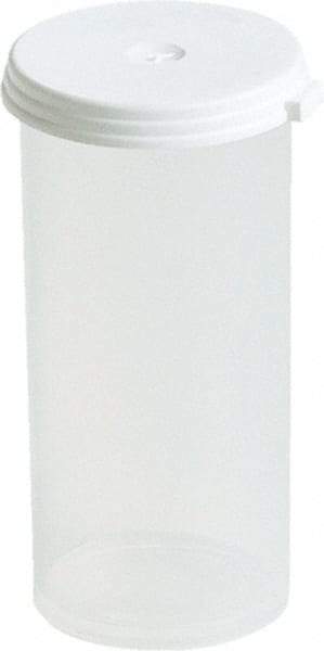 Caplugs - Beakers & Pipettes - 2DRAM WHITE 350/PK POLYP STERILIZATION VIAL - Apex Tool & Supply