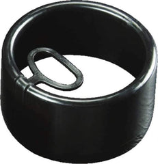 Caplugs - Round Head, Tear-Tab Well Casing Cap - Low-Density Polyethylene, Black - Apex Tool & Supply