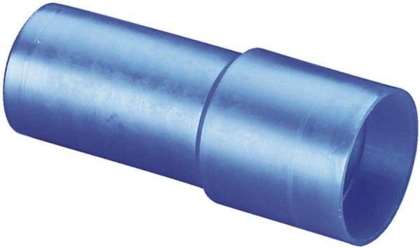 Caplugs - 1.31" ID, Round Head Fuel Injector Cap - 3-29/64" Long, Low-Density Polyethylene, Blue - Apex Tool & Supply