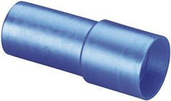 Caplugs - 1.31" ID, Round Head Fuel Injector Cap - 3-29/64" Long, Low-Density Polyethylene, Blue - Apex Tool & Supply