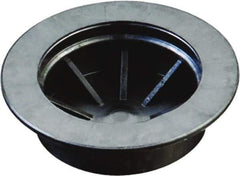 Caplugs - 1.225" ID, Round Head Coupling Plug - 1.69" OD, 3/8" Long, Low-Density Polyethylene, Black - Apex Tool & Supply