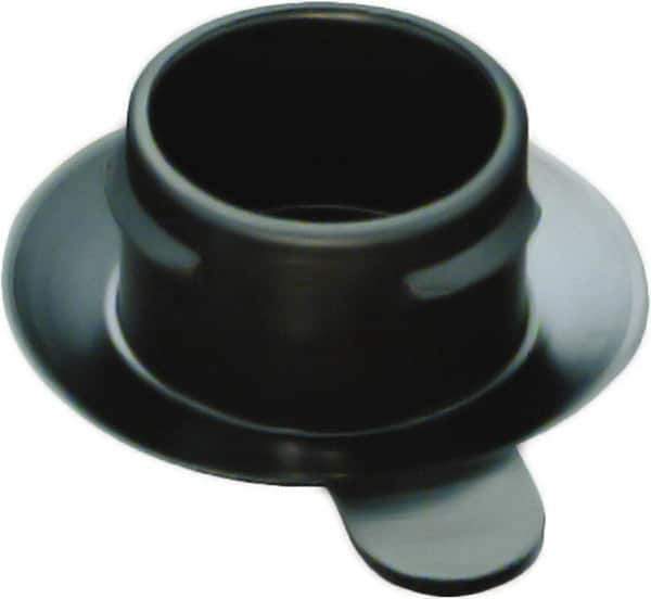 Caplugs - Push-In Finishing Plugfor 7/8 SAE Thread - 0.797" ID, 1.15 OD, Low-Density Polyethylene, Black - Apex Tool & Supply