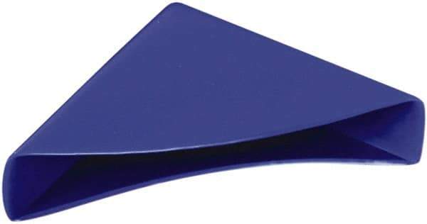 Caplugs - Vinyl Corner Cover - 3/4" Inside Width, 2-1/2" Long, Blue - Apex Tool & Supply