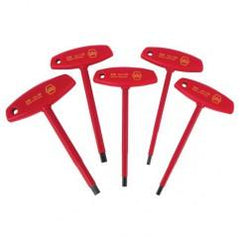 5PC INSULATED T-HANDLE HEX SET-MM - Apex Tool & Supply
