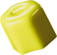 Caplugs - Hex Head Hex Cap - 5/8" Long, Vinyl, Yellow - Apex Tool & Supply