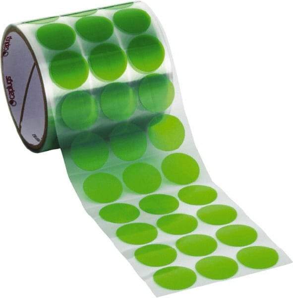 Caplugs - Green Polyester Film High Temperature Masking Tape - Series PC01000, 3.5 mil Thick - Apex Tool & Supply