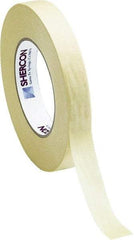 Caplugs - 3" Wide x 60 Yd Long Off-White Crepe Paper High Temperature Masking Tape - Series KD113000, 7.5 mil Thick - Apex Tool & Supply