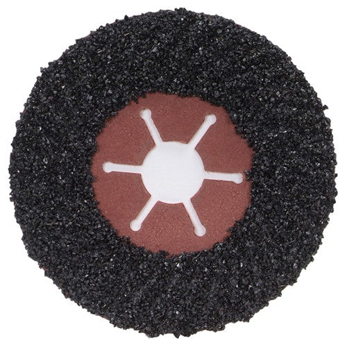 7″ × 1/4″ × 7/8″ FastCut Fiber Disc Type 27 16 Grit Silicon Carbide - Apex Tool & Supply