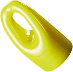 Caplugs - Round Head Hanger Tip Cap - 3/4" Long, Vinyl, Yellow - Apex Tool & Supply