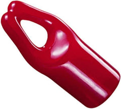 Caplugs - Round Head Hanger Tip Cap - 1" Long, Vinyl, Orange - Apex Tool & Supply